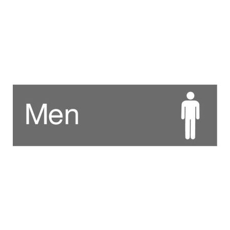 National Marker Co Engraved Sign - Men - Gray EN14GY